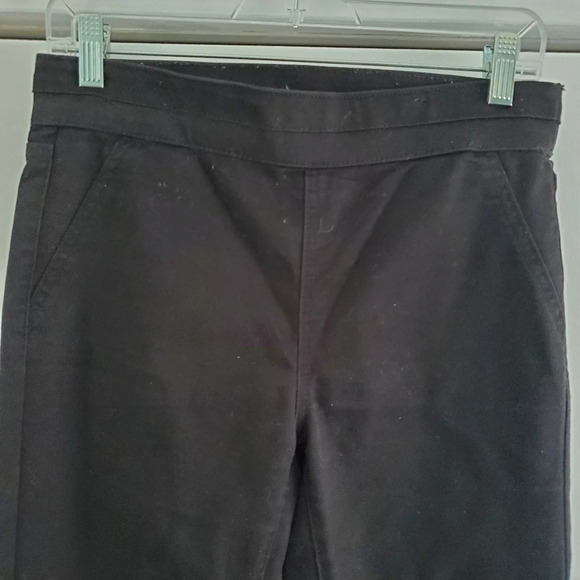 New York & Company Black High Waisted Pull on Skinny Small Jeans - Picture 3 of 8